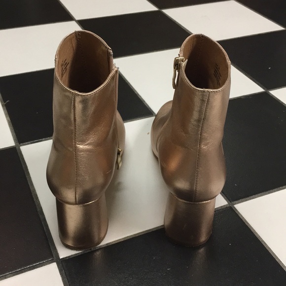 Matiko metallic leather booties - Picture 5 of 8